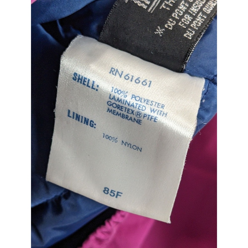 North Face Fall Line Womens Coat Size M Gore Tex Thermolite Polyester Purple - Picture 7 of 16